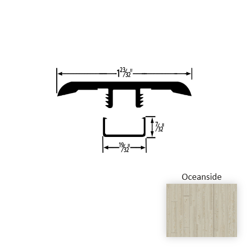 Divine Vinyl Oceanside T Molding Embossed 1