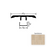 Pietra Vinyl Sandstone T Molding Embossed 1