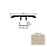 Pietra Vinyl Sediment T Molding Embossed 1