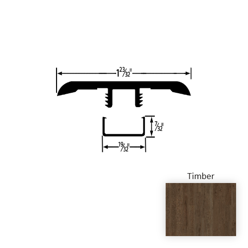 Nurture Vinyl Timber T Molding Embossed 1