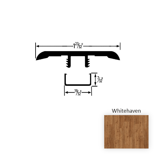 New Standard Plus Vinyl Whitehaven T Molding Embossed 1