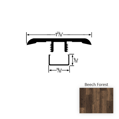Riverwood Wood Beech Forest T Molding Embossed 1