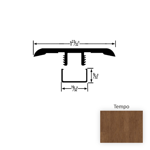 Transform Wood Tempo T Molding Embossed 1