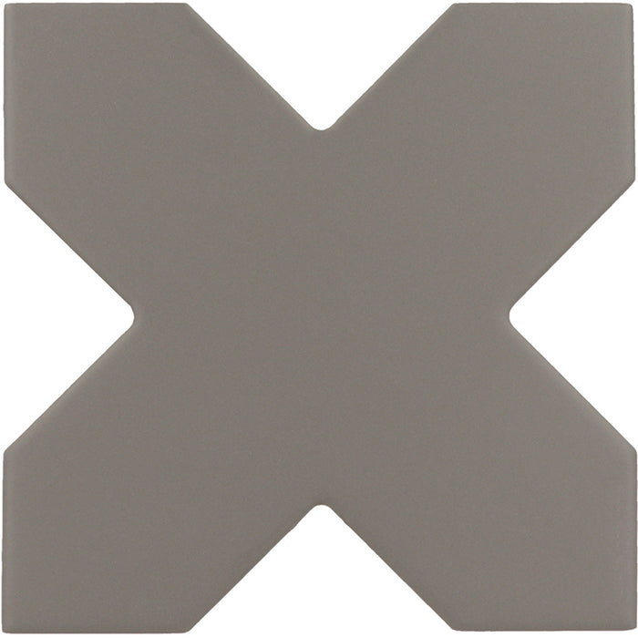 Tangier Black Porcelain Mosaic - Cross