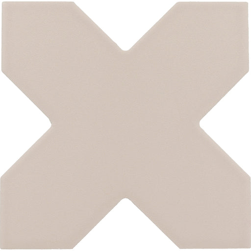 Tangier Taupe Porcelain Mosaic - Cross