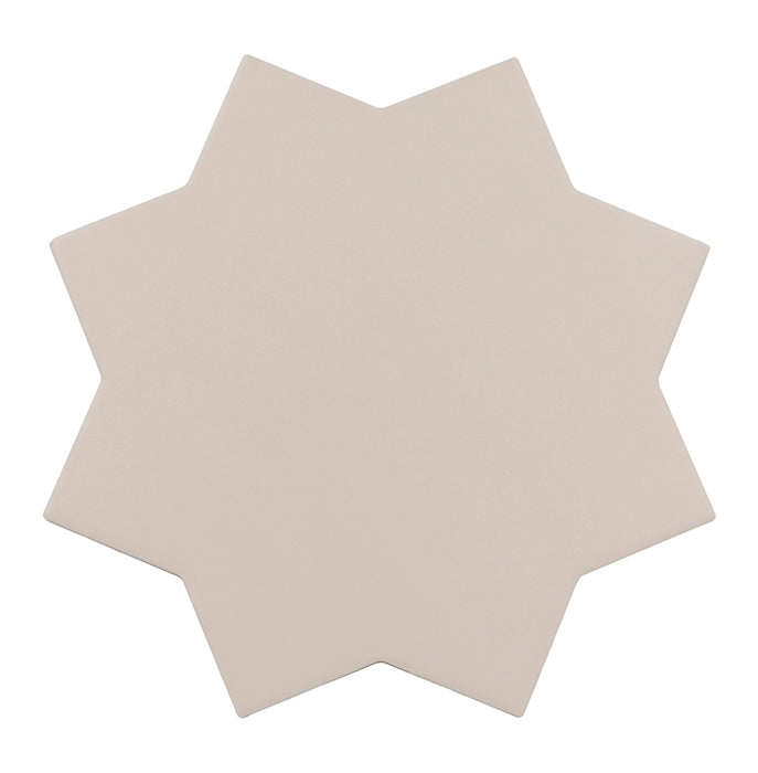 Tangier Taupe Porcelain Mosaic - Star