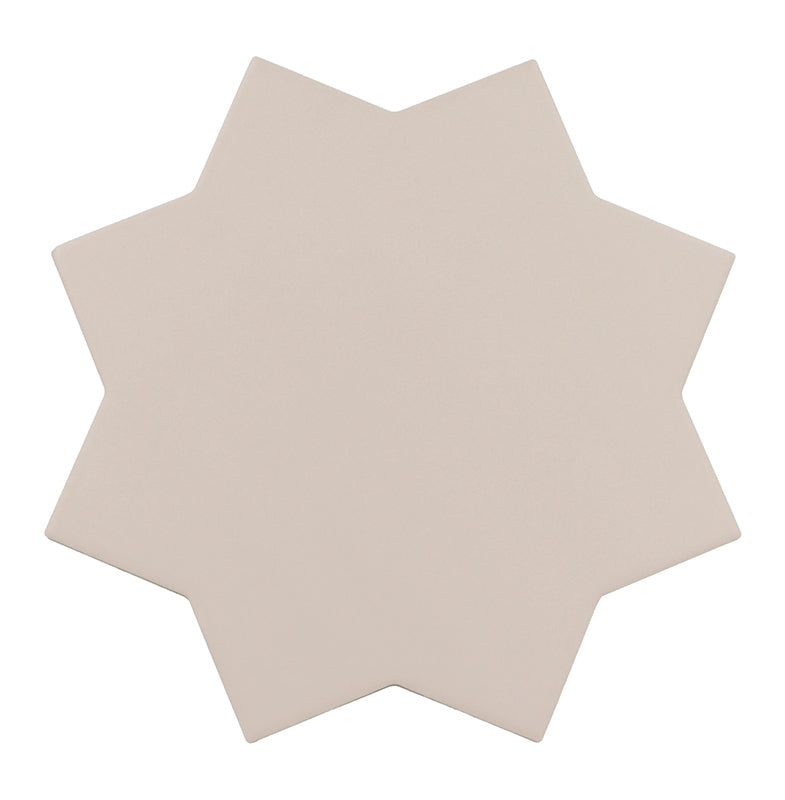 Tangier Taupe Porcelain Mosaic - Star