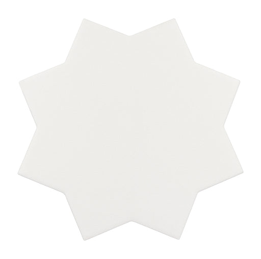 Tangier White Porcelain Mosaic - Star