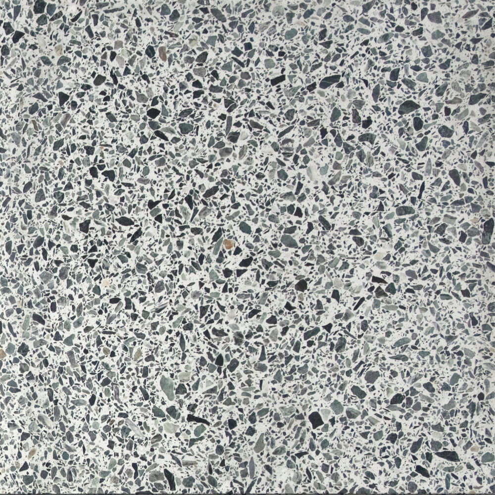 Terrazzo Green Terrazzo Tile - Honed