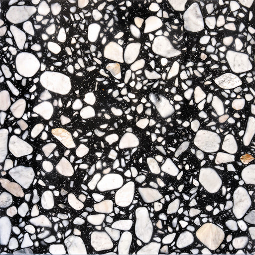 Terrazzo Nero Terrazzo Tile - Honed