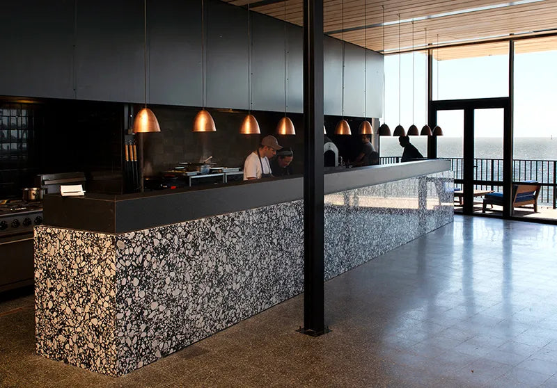 Terrazzo Terrazzo Nero Tile Polished 4
