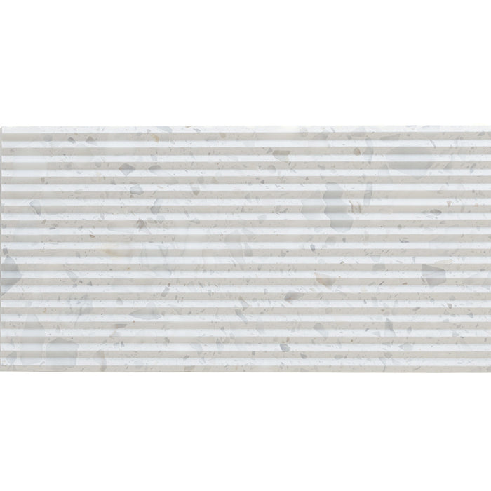 Terrazzo Terrazzo Wave Pearl Tile Textured 1