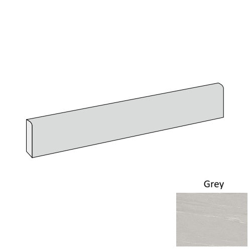Trex Porcelain Grey TX03 Bullnose Natural 1