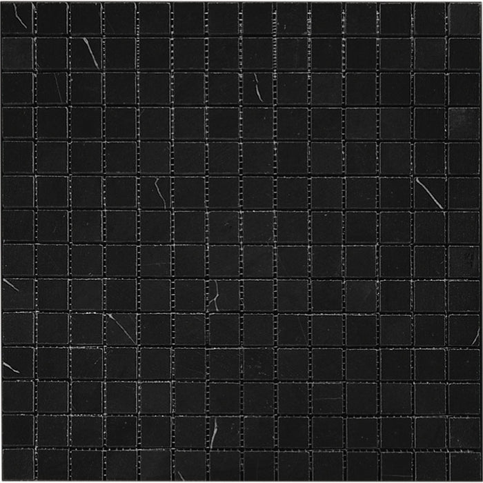 Tuxedo Park Nero Marble Mosaic - 0.75" x 0.75"