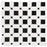 Tuxedo Park Nero Plaza Marble Mosaic - 1.2" x 1.2" Basket Weave