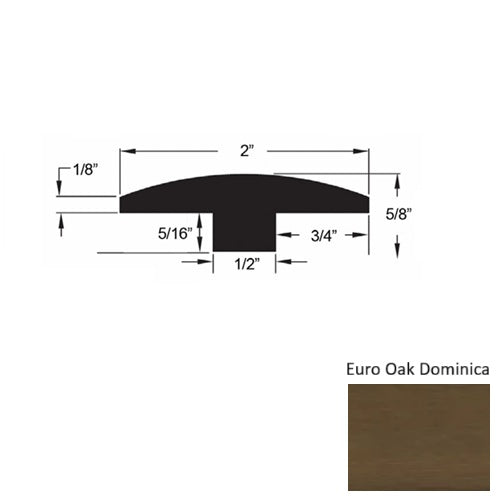 Islands Wood Euro Oak Dominica T Molding Urethane 1