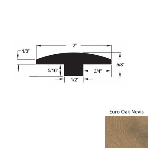 Islands Wood Euro Oak Nevis T Molding Urethane 1