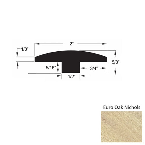 Mill Creek Wood Euro Oak Nichols T Molding Urethane 1