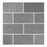 Tao Gray Marble Tile - 3" x 6" Polished