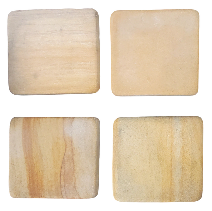 Full Tile Sample - Teakwood Sandstone Tile - 4" x 4" x 3/8" Tumbled