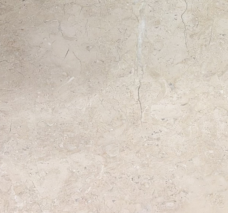 Temple Beige Honed Marble Tile - 18" x 18" x 1/2"