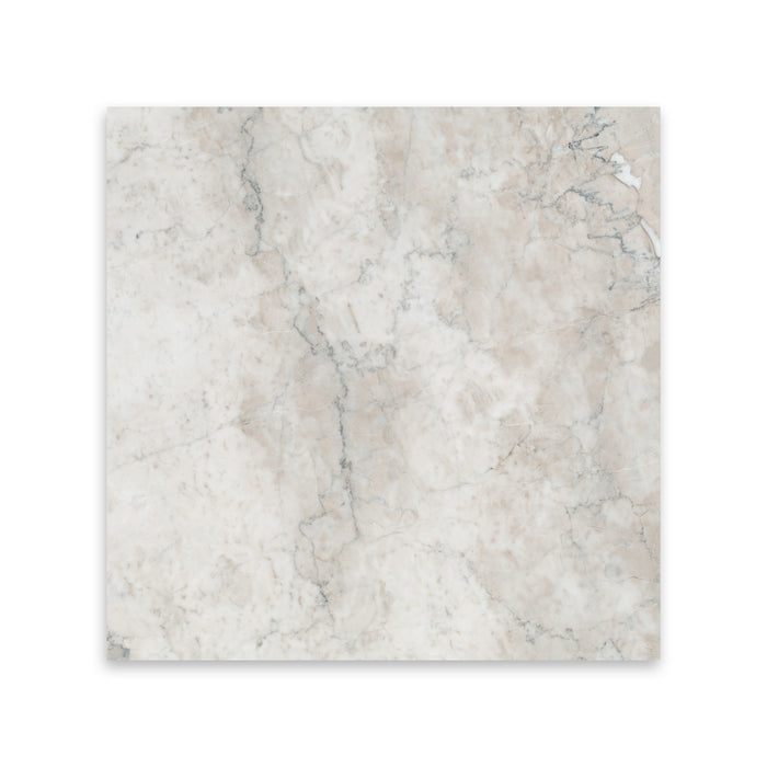 Temple Grey Marble Tile - 18" x 18" x 1/2" Polished