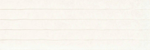 Tempo Decor Wave White Matte Porcelain Tile - 10" x 30" x 3/8"