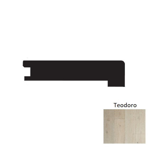 Mediterranean Wood Teodoro Square Flush Stair Nose Wire Brushed 1