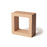 Full Tile Sample - Terra Form Cube Buff Earth Clay Tile - 6" x 6" x 2 3/4" Unglazed