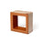 Full Tile Sample - Terra Form Cube Leo Clay Tile - 6" x 6" x 2 3/4" Unglazed