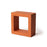 Full Tile Sample - Terra Form Cube Red Earth Clay Tile - 6" x 6" x 2 3/4" Unglazed
