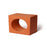 Full Tile Sample - Terra Form Eclipse Red Earth Clay Tile - 6" x 7" x 2 1/2" Unglazed