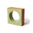 Full Tile Sample - Terra Form Portal Aurorra Green Clay Tile - 6" x 6" x 2" Unglazed