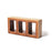 Full Tile Sample - Terra Form Triad Leo Clay Tile - 4" x 8" x 1 3/4" Unglazed