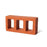 Full Tile Sample - Terra Form Triad Red Earth Clay Tile - 4" x 8" x 1 3/4" Unglazed
