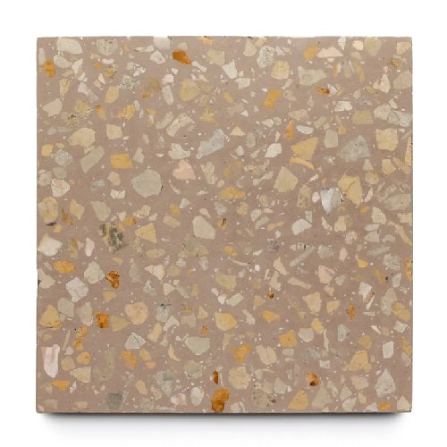 Full Tile Sample - Terrazzo Artemis Cement Tile - 12" x 12" x 5/8" Matte