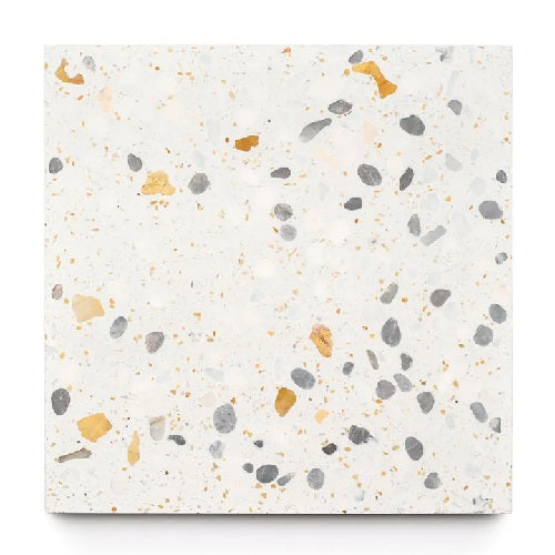 Full Tile Sample - Terrazzo Bungalow Cement Tile - 12" x 12" x 5/8" Matte