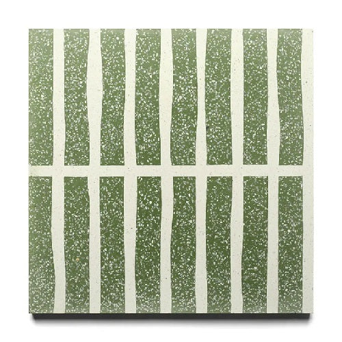 Full Tile Sample - Terrazzo Collins Saguaro Cement Tile - 12" x 12" x 5/8" Matte