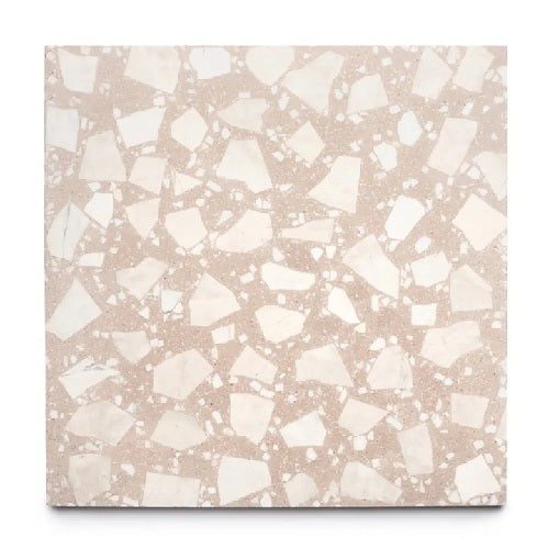 Full Tile Sample - Terrazzo Gemini Cement Tile - 24" x 24" x 5/8" Matte