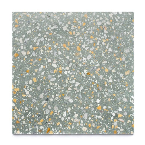 Full Tile Sample - Terrazzo Idyllwild Cement Tile - 24" x 24" x 5/8" Matte