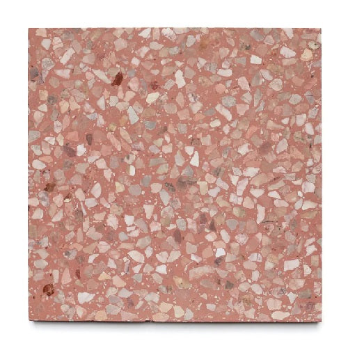 Full Tile Sample - Terrazzo Indio Cement Tile - 12" x 12" x 5/8" Matte