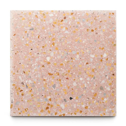 Full Tile Sample - Terrazzo Las Palmas Cement Tile - 12" x 12" x 5/8" Matte