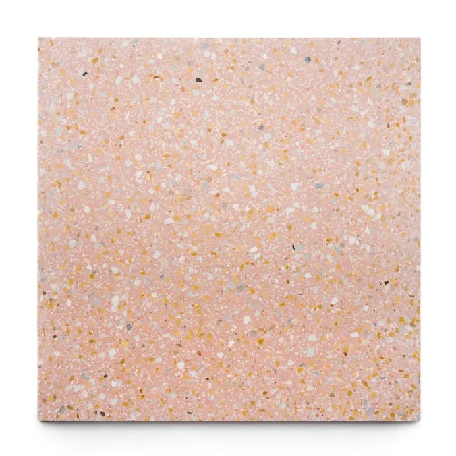 Full Tile Sample - Terrazzo Las Palmas Cement Tile - 24" x 24" x 5/8" Matte