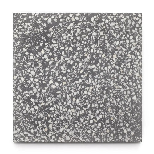 Full Tile Sample - Terrazzo Oscar Cement Tile - 12" x 12" x 5/8" Matte