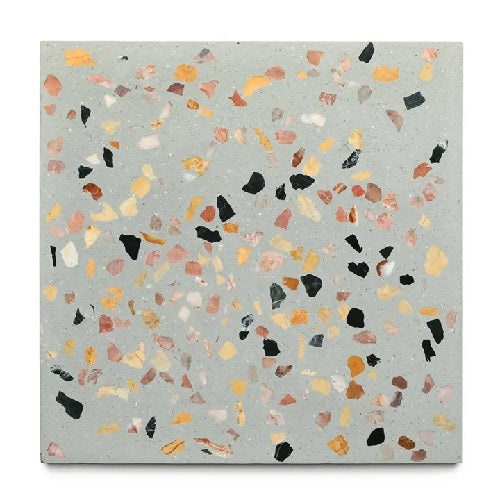 Full Tile Sample - Terrazzo Savoye Cement Tile - 12" x 12" x 5/8" Matte