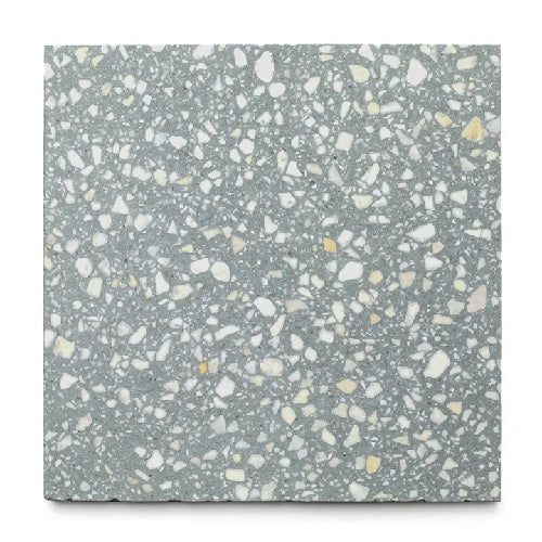 Full Tile Sample - Terrazzo Smoketree Cement Tile - 12" x 12" x 5/8" Matte