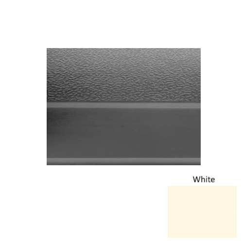 Rubber White 170 Stair Tread Textured 1