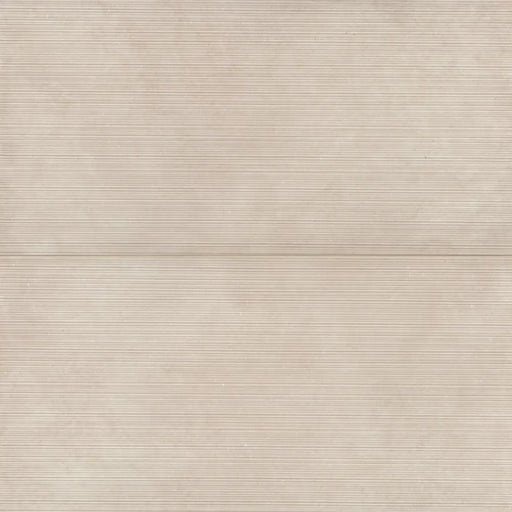 Thaddeus Creme Cannatte Deco Porcelain Tile - Matte