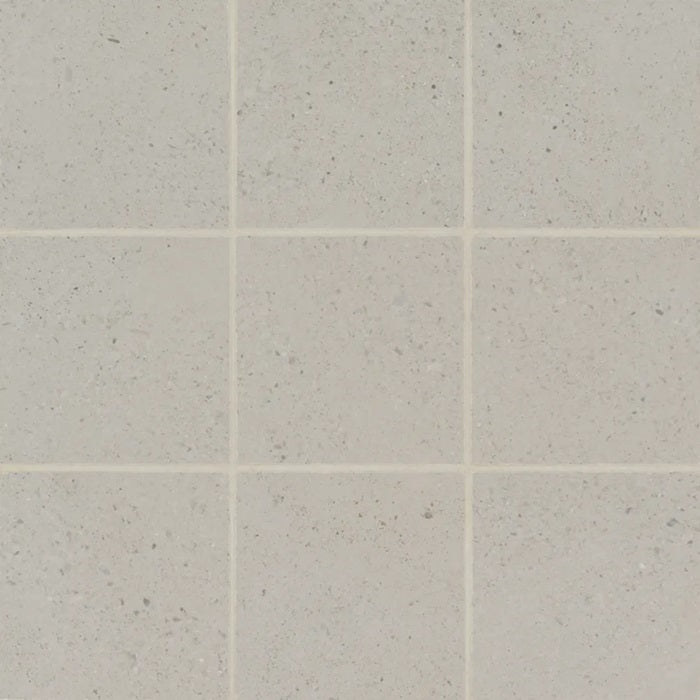 Thaddeus Pearl Porcelain Mosaic - 4" x 4"