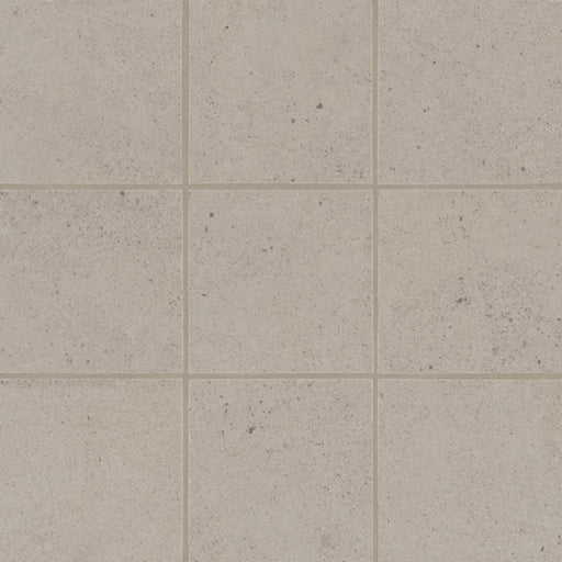 Thaddeus Taupe Porcelain Mosaic - 4" x 4"